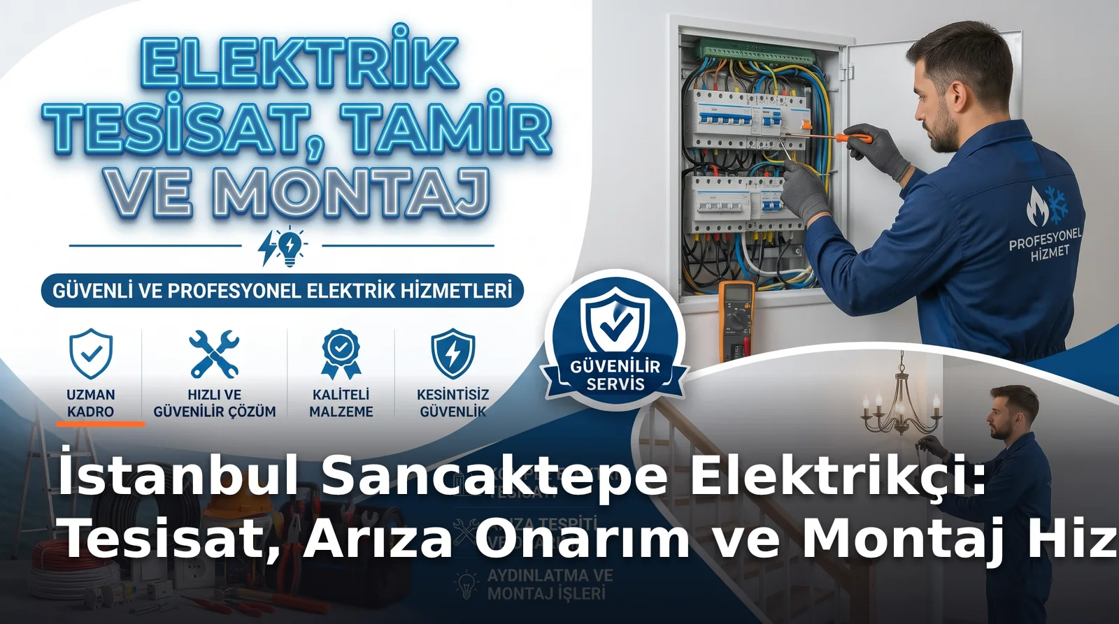İstanbul Sancaktepe Elektrikçi: Tesisat, Arıza Onarım ve Montaj Hizmetleri