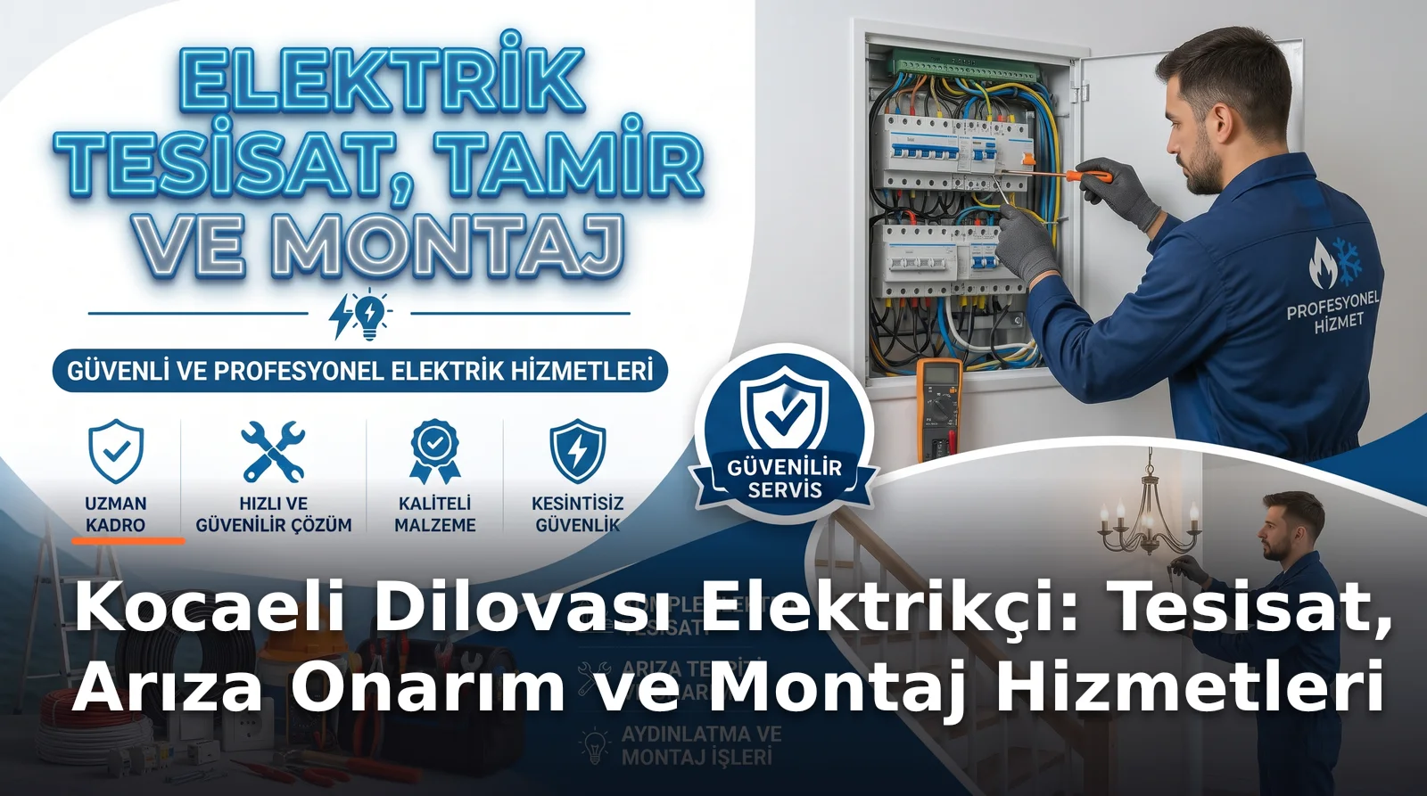 Kocaeli Dilovası Elektrikçi Hizmetleri: Tesisat, Arıza ve Montaj Çözümleri